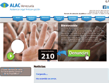 Tablet Screenshot of alacvenezuela.org
